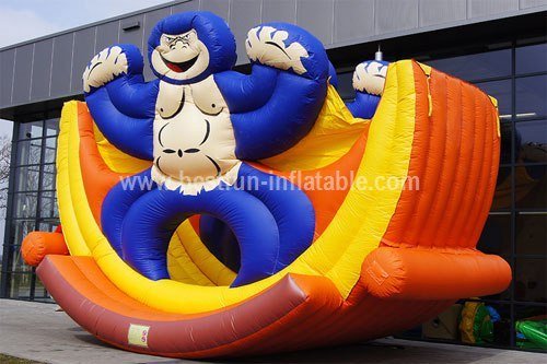 Inflatable Rolling Monkey Sport Game