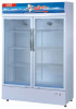 753L Two open glass door chiller showcase with fan