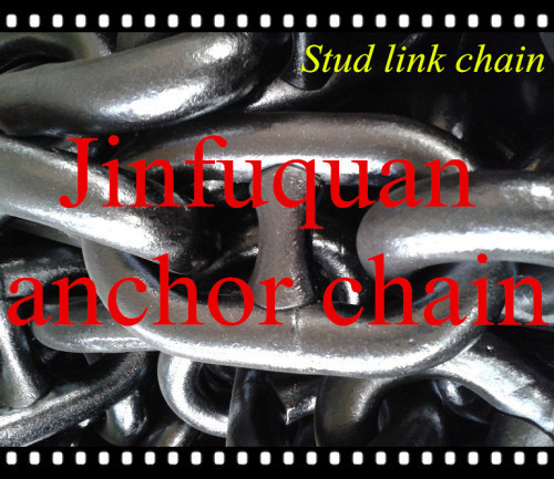 Painted Black Stud Link Chain U1 for decoration