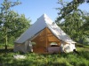 Canvas bell tent for camping