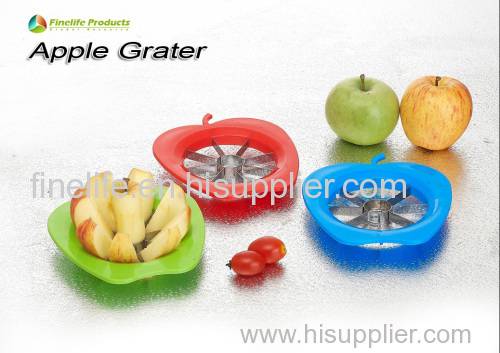 Hot selling Plastic and stainless Apple grater