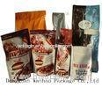 PET / VMPET / PE Ziplock Stand Up Packaging Bags For Ground Coffee / Coffee Beans Customized