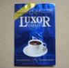 Blue Aluminum Layer Laminated Stand Up Zip-Lock Coffee Packaging Bags With Degassing Valve