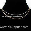High quality guaranteeclassic and succinct gold plating plain chain necklace