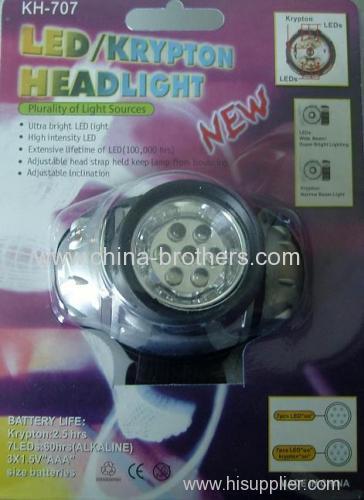 7 LED Bicycle Head Light