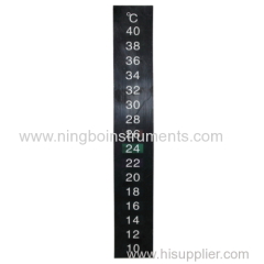 Wine thermometer strip