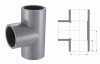 CPVC ASTM SCH80 standard water supply pipe fittings (EQUAL TEE)