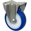 Durable fixed TPE casters