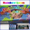 colorful Rainbow Loom bands DIY silicone kits bracelet promotion gifts