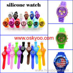 New ICE silicone Jelly colorful promotion watch factory wholesale