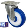 Swivel TPE casters with top plate fitting