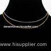 Men's link plain chain necklace with gold plated brass at a lower price