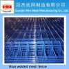 Blue welded mesh fence factory