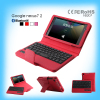 tri-fold separated bluetooth keyboard leather case for google nexus 7 2