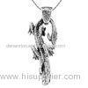 Cool personalized dragon-shaped 925 sterling silver punk rock pendants jewellery