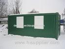 Steel Frame Prefab Container House As Offices Wind Resistant