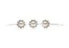 925 sterling silver plating crystal bridal wedding jewellery hair pins for women