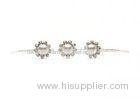 925 sterling silver plating crystal bridal wedding jewellery hair pins for women