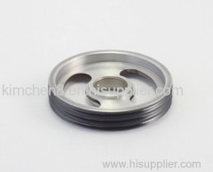 Ceramic Coating Aluminum Idler Pulley D65*H38 For wire cable machine