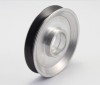 Ceramic Coating Aluminum Idler Pulley D88*H19*1V For wire cable machine