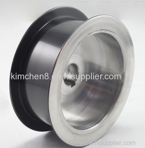 Ceramic Coating Aluminum Idler Pulley D115*H26 For wire cable machine
