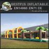 Commercial PVC inflatable obstacle combination