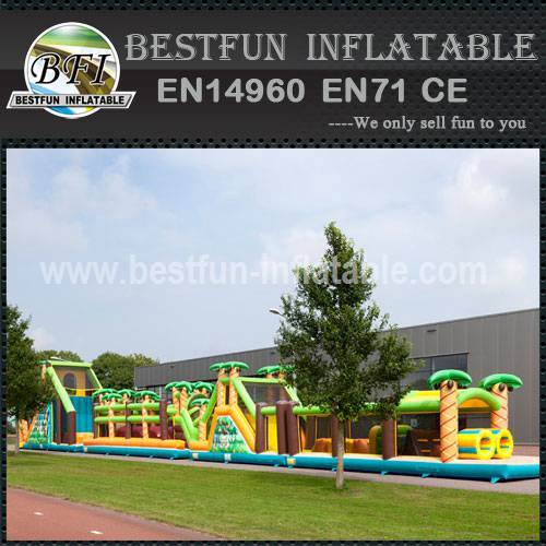 Mega Inflatable Sports Obstacle Course