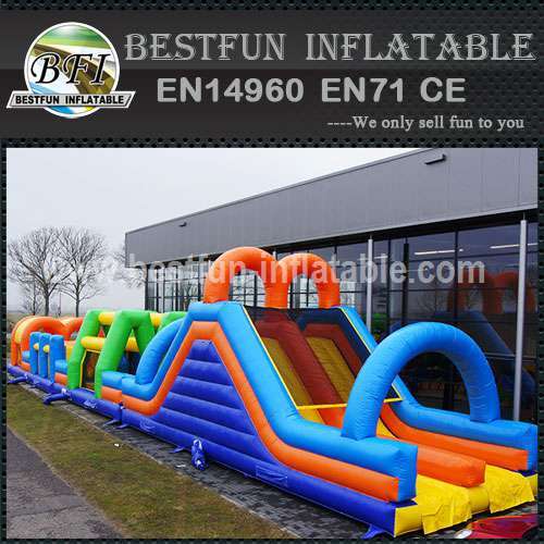 Outdoor Adult Inflatable Obstacle Course