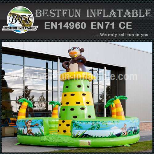 Pop commercial inflatable climbing tower