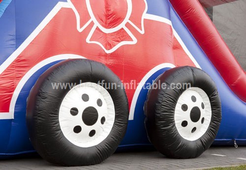 Fire Truck Inflatable Obstacle Course