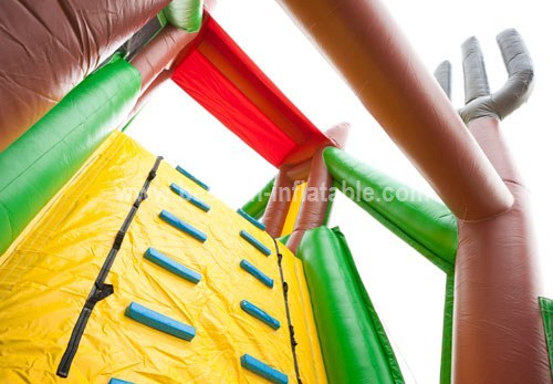 Inflatable farm obstacles bouncer for adult