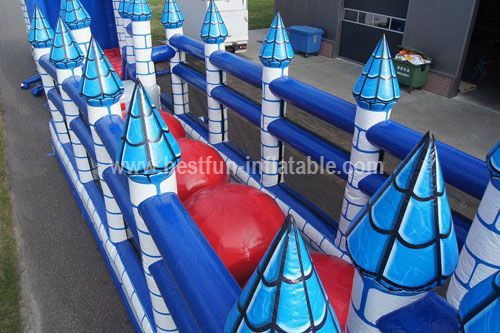 Mega inflatable playground obstacles course
