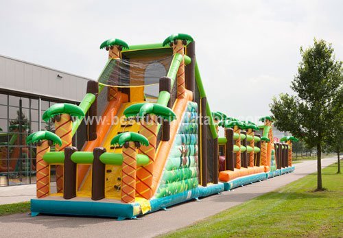 Mega Inflatable Sports Obstacle Course