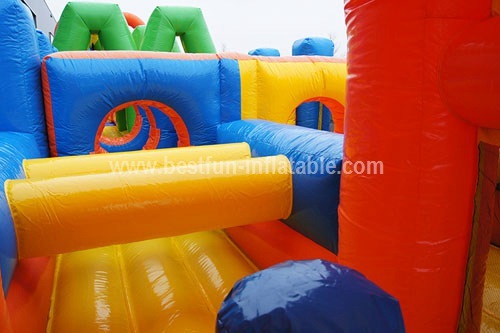 Outdoor Adult Inflatable Obstacle Course