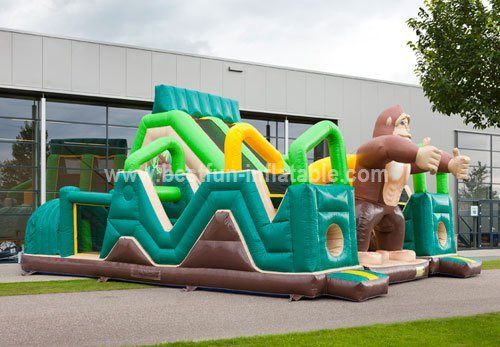 Safari Inflatable Challenge Obstacle Course