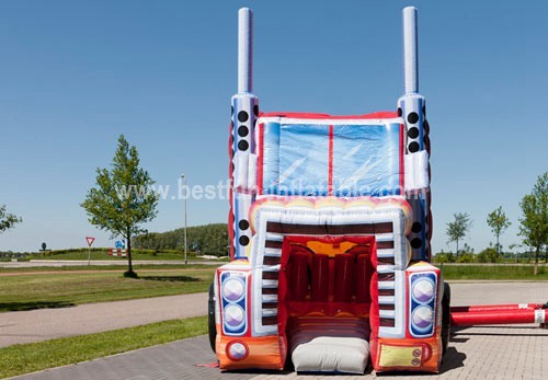 Storm Track Truck Inflatable Obstacle Course