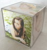 New plastic transparent cubic photo frame