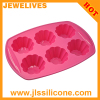 6 cavity daisy flower cupcake pan silicone baking molds