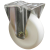 5 inches white PA industrial casters with roller bearing