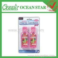 60ML*2pk waterless hand sanitizer gel