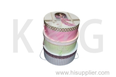 Round Paper Nested Box Ladies