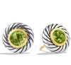 925 silver collection jewelry Color Classics Earrings with Peridot with Gold