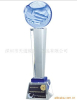 hot-sell lead crystal trophy/win cooperation liu li trophy
