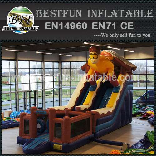 China inflatable skier slide for adult