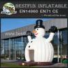 Giant inflatable bouncy castle snowman