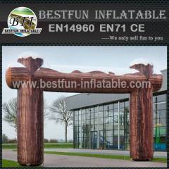 Inflatable Wooden Arch for Event