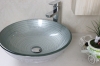 Aquabrass glass basin counter top glass basin