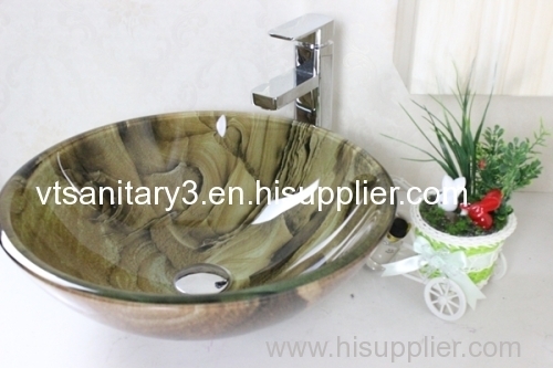 artiful glass vessel resin basin