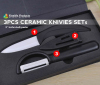 Hot selling 3&quot;knife +shell+peeler