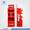 Custom design 4 color printing fold flat display stands cardboard